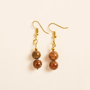Boucles d'Oreilles Calcédoine