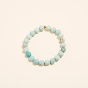 Bracelet Opaline Turquoise en Perles