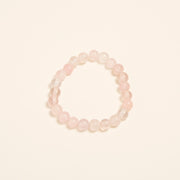 Bracelet Quartz Rose en Perles