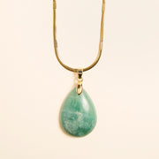 Collier Pendentif Amazonite