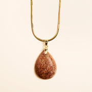 Collier Pendentif Calcédoine