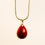 Collier Pendentif Cornaline