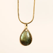 Collier Pendentif Labradorite