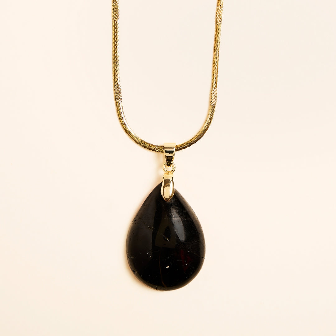 Collier Pendentif Tourmaline