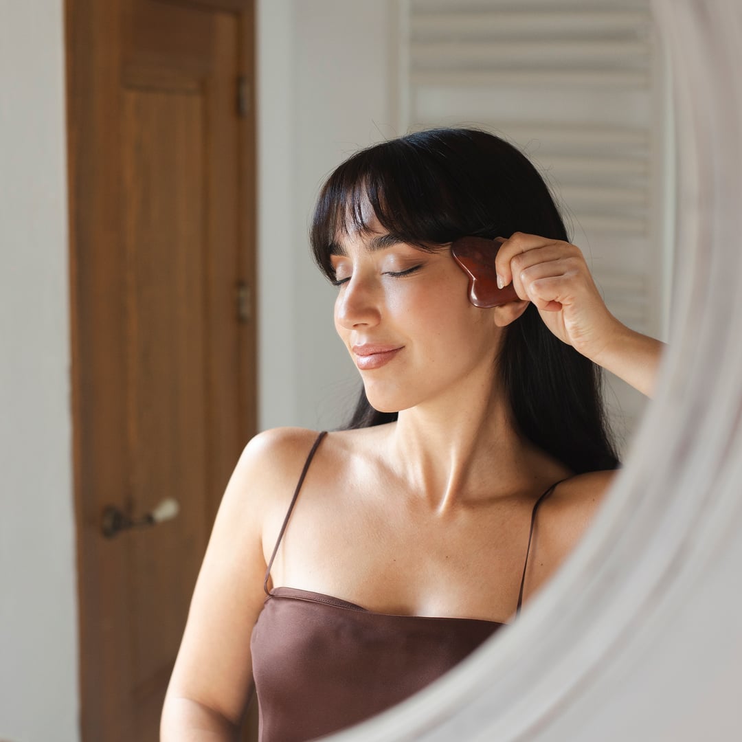 Gua Sha Jaspe Rouge