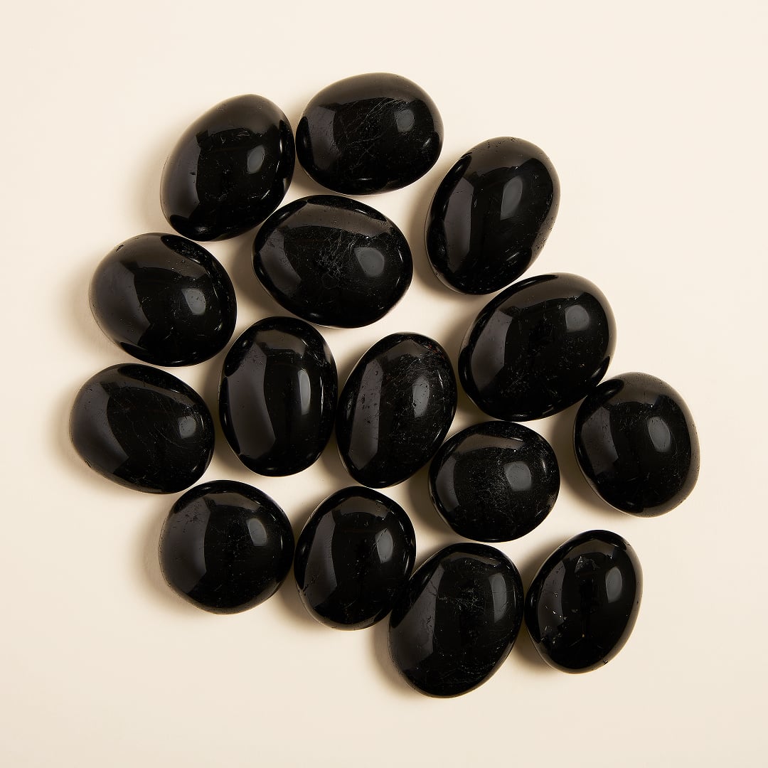 Pierres Roulées Tourmaline – Lot de 15 pièces