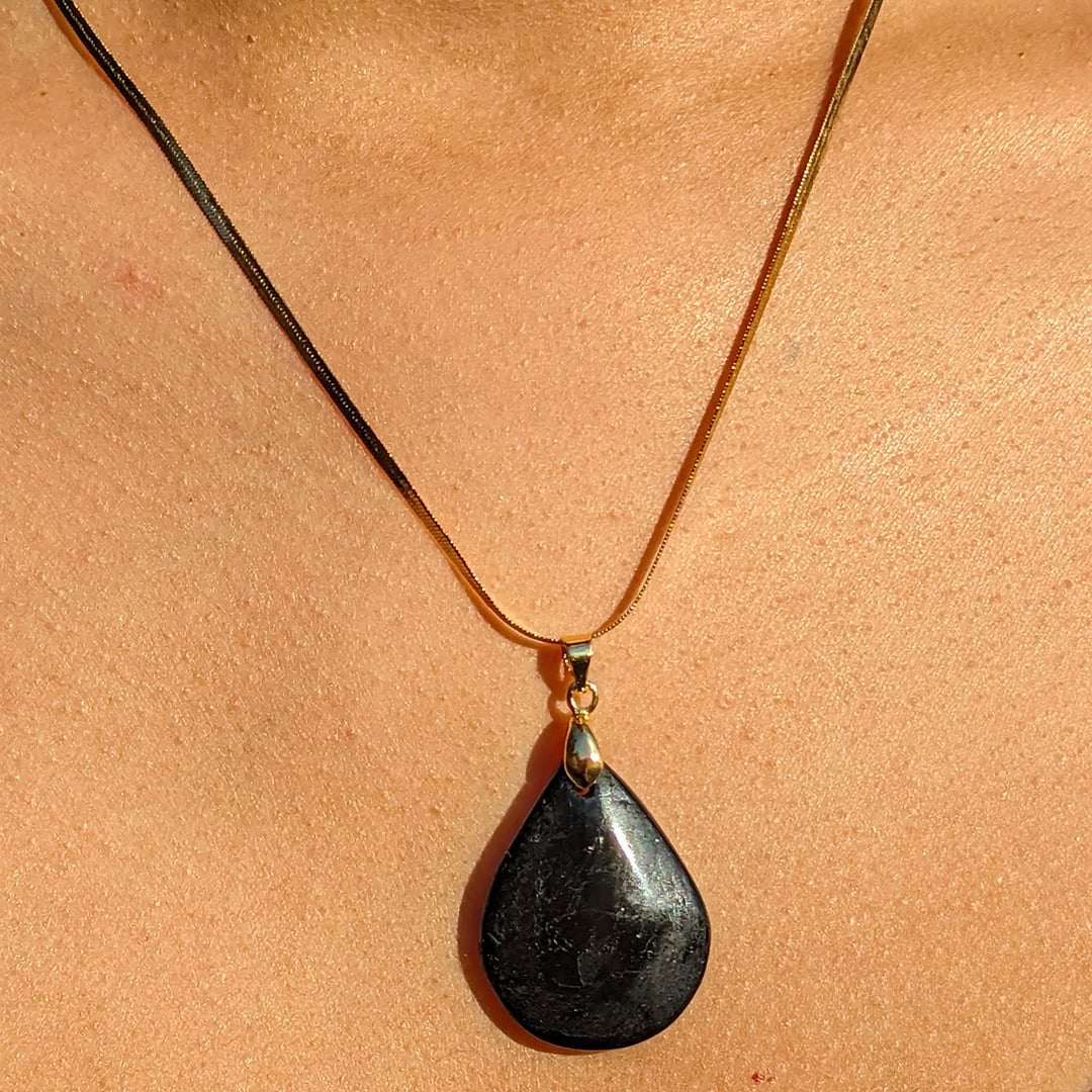 Collier Pendentif Tourmaline