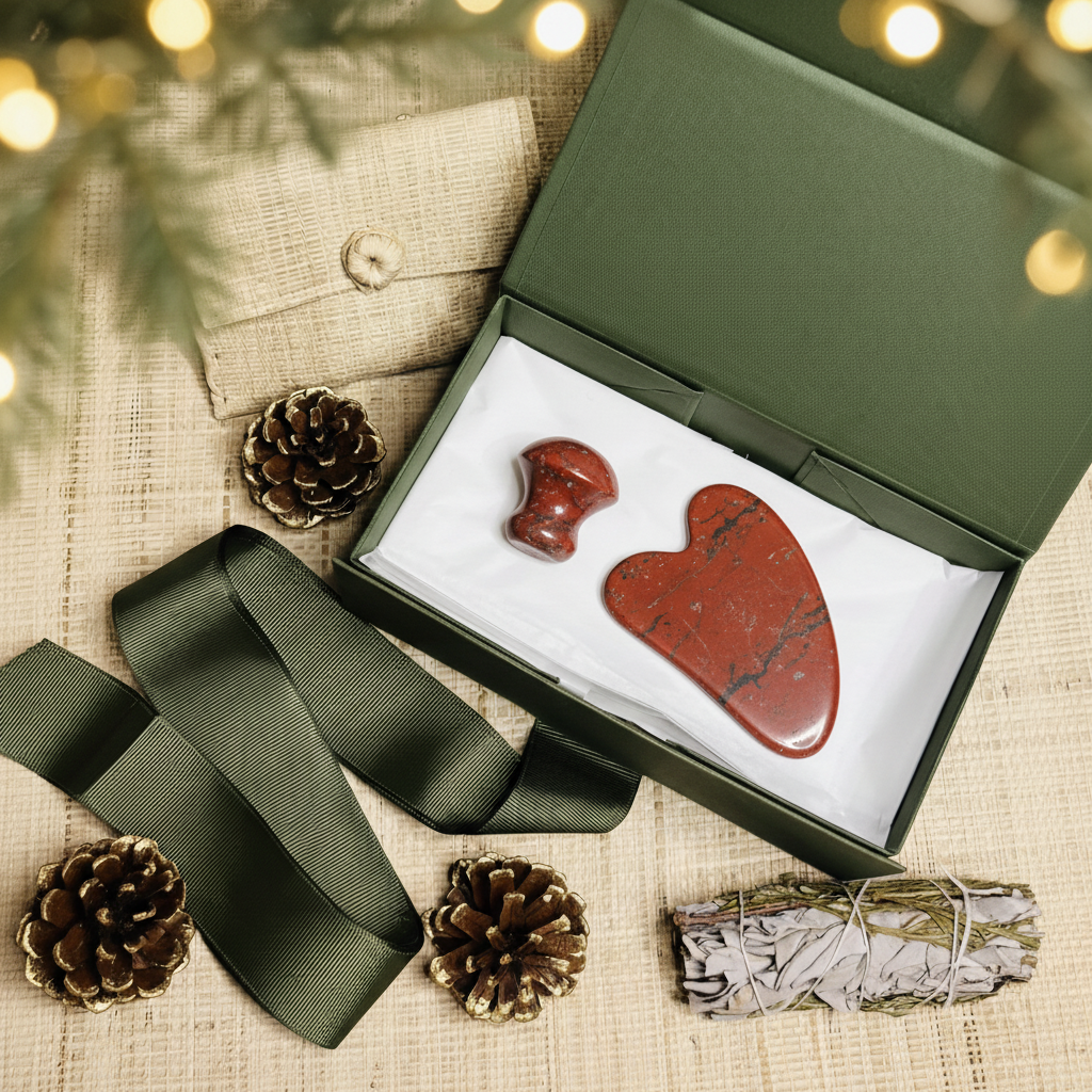 Pack massage énergie Jaspe Rouge