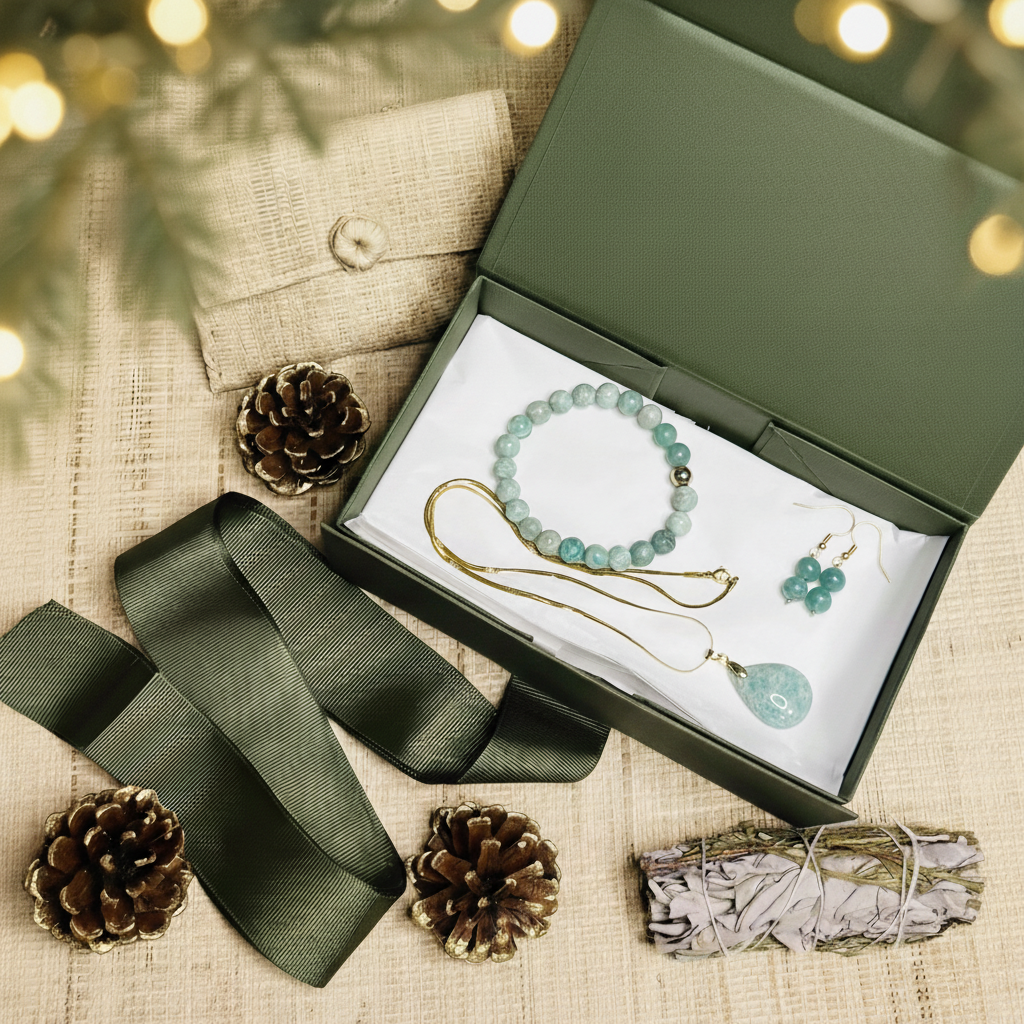 Pack parure complète Amazonite