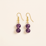 Boucles d'Oreilles Améthyste