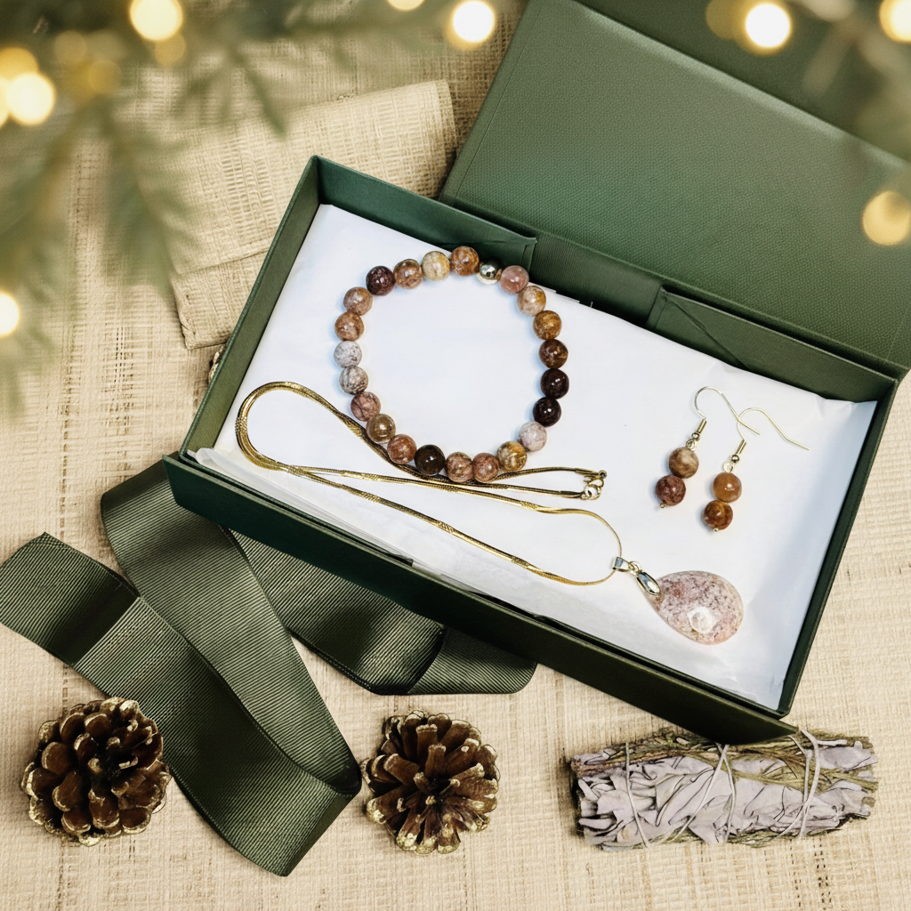 Pack parure complète Calcédoine